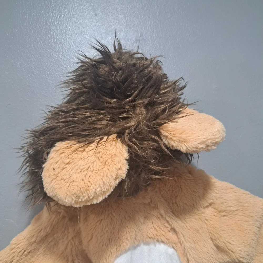 Pottery Barn Kids Baby Lion Costume Faux Fur Plush Tan Brown 6-12M Halloween